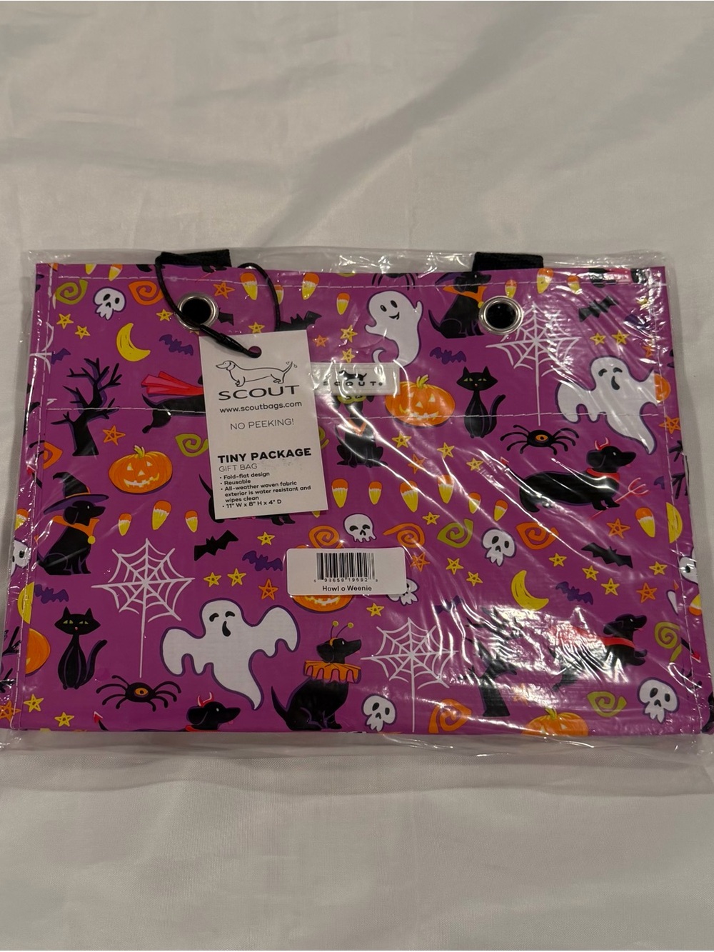 NWT Scout Reusable Gift Bag Halloween Trick-or-Treat Tote (X-Small) - Picture 2 of 9